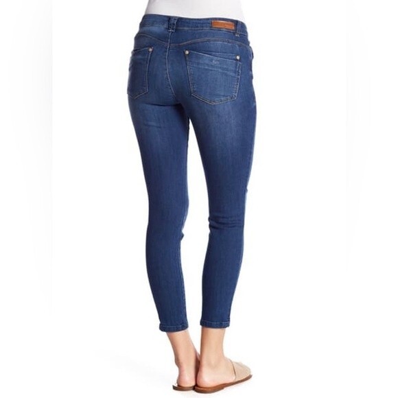 DEMOCRACY Freedom Ankle Skimmer Denim Blue Jeans Size 8 - Picture 3 of 14